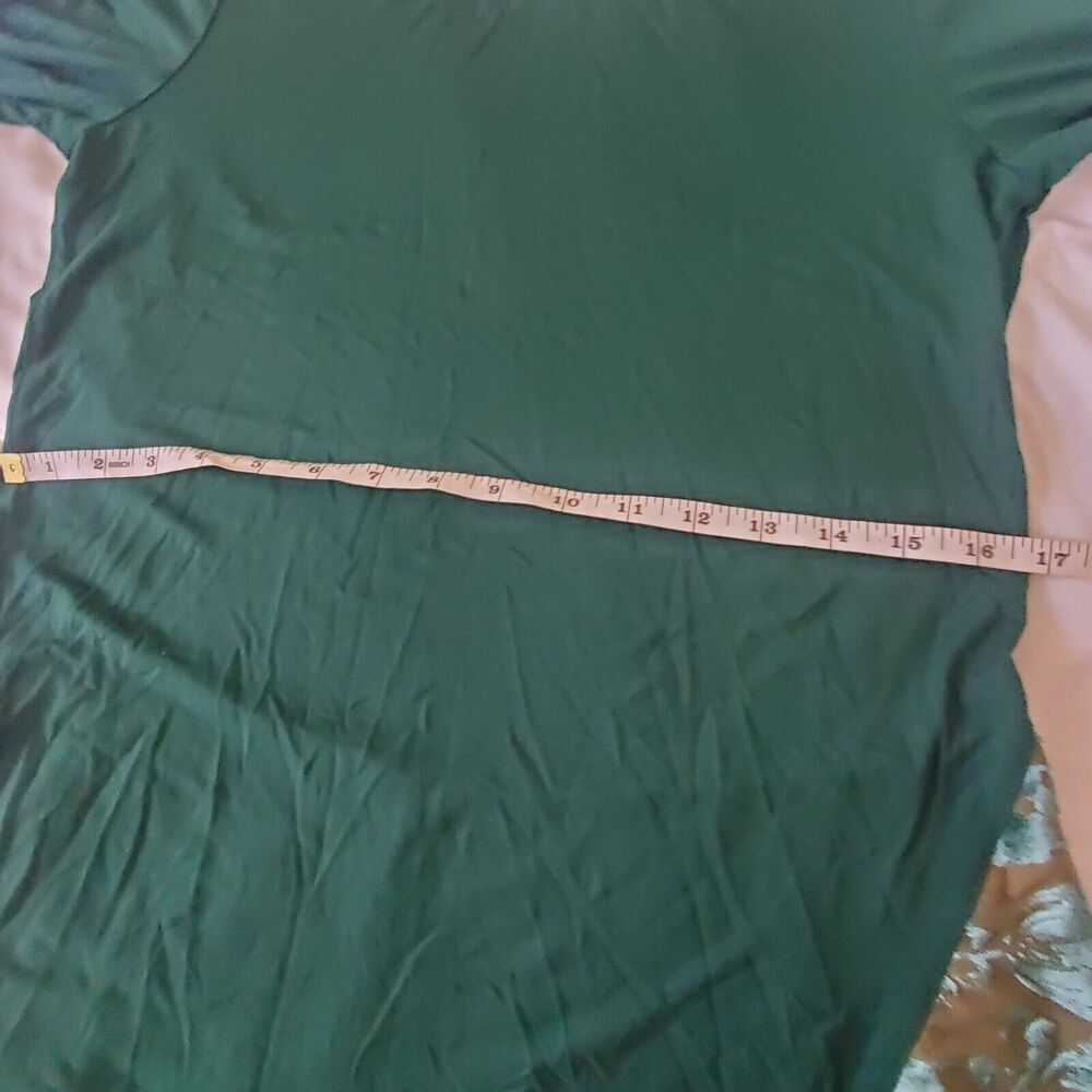 LOGO Lori Goldstein Womens Tunic Top Sz XS Green Long Sleeve Round Neck Pullover - Picture 8 of 10
